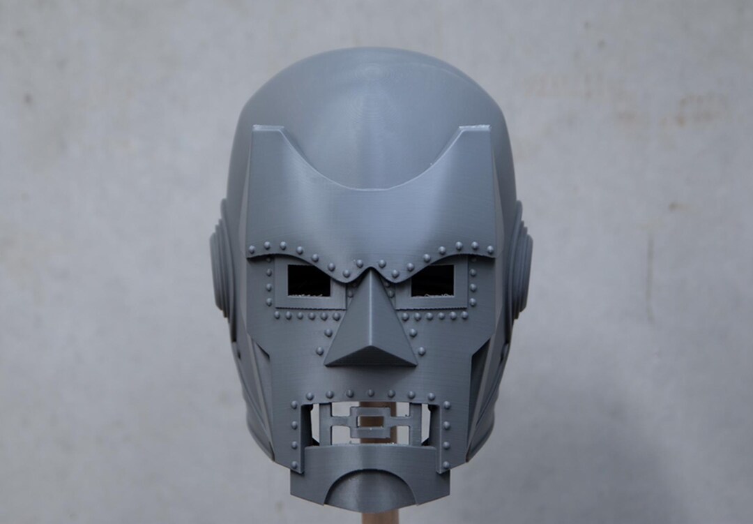 Halodoom Mask Classic Doctor Doom Inspired Cosplay Mask – Comic 3D Printed Villain ...