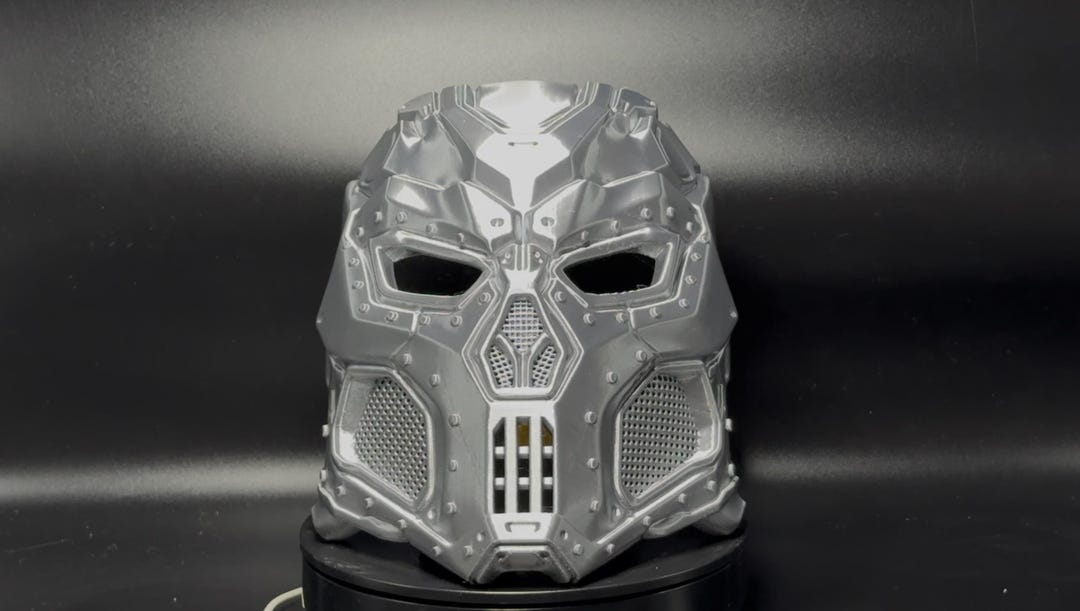 Halodoom Mask Metallic Dr Doom Sci Fi Villain Cosplay Costume Halloween Mask - Etsy