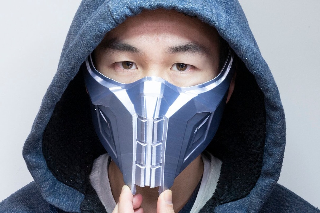 Mortal Kombat - Sub Zero Cosplay Mask - Etsy