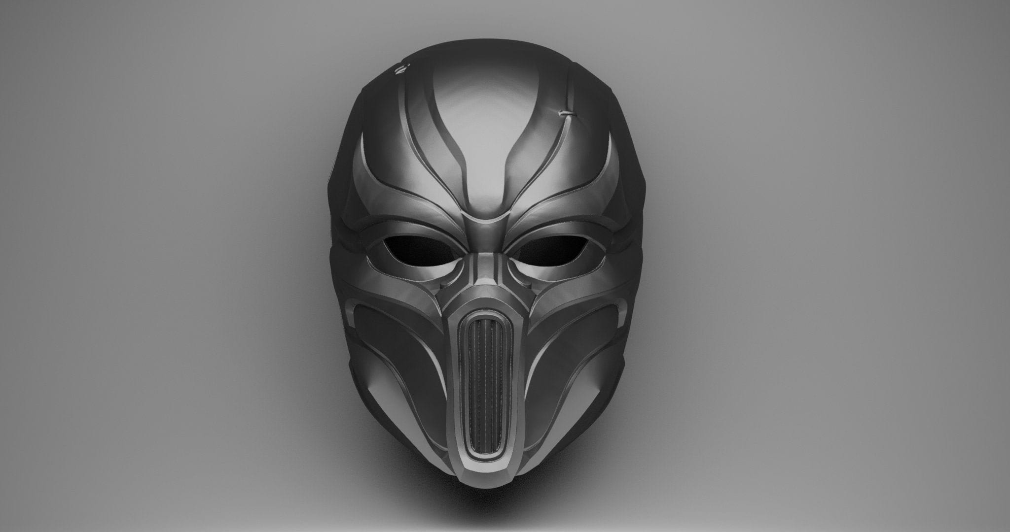 Noob Saibot mask from Mortal Kombat 11 - Darkness