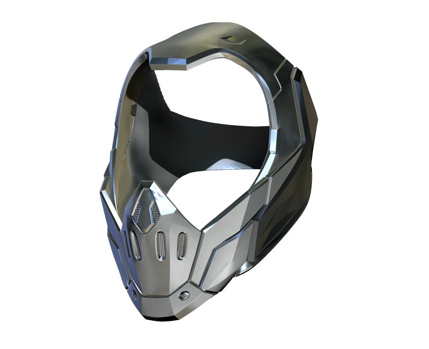 cartoon dude motorcycle helmet retro 80s Cartoon Cool Man in Motorcycle Helmet, Vectors