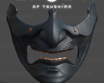 GHOST OF TSUSHIMA - Samurai Clan Mask Fan Art Cosplay 3D