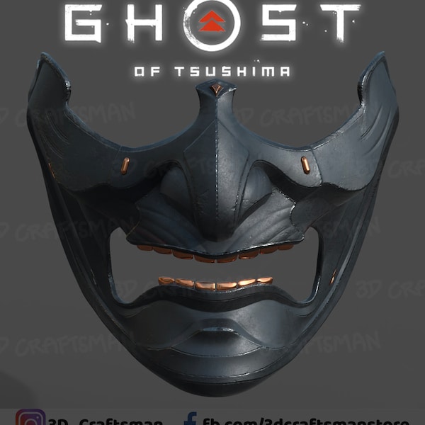 Ghost of Tsushima Mask Etsy
