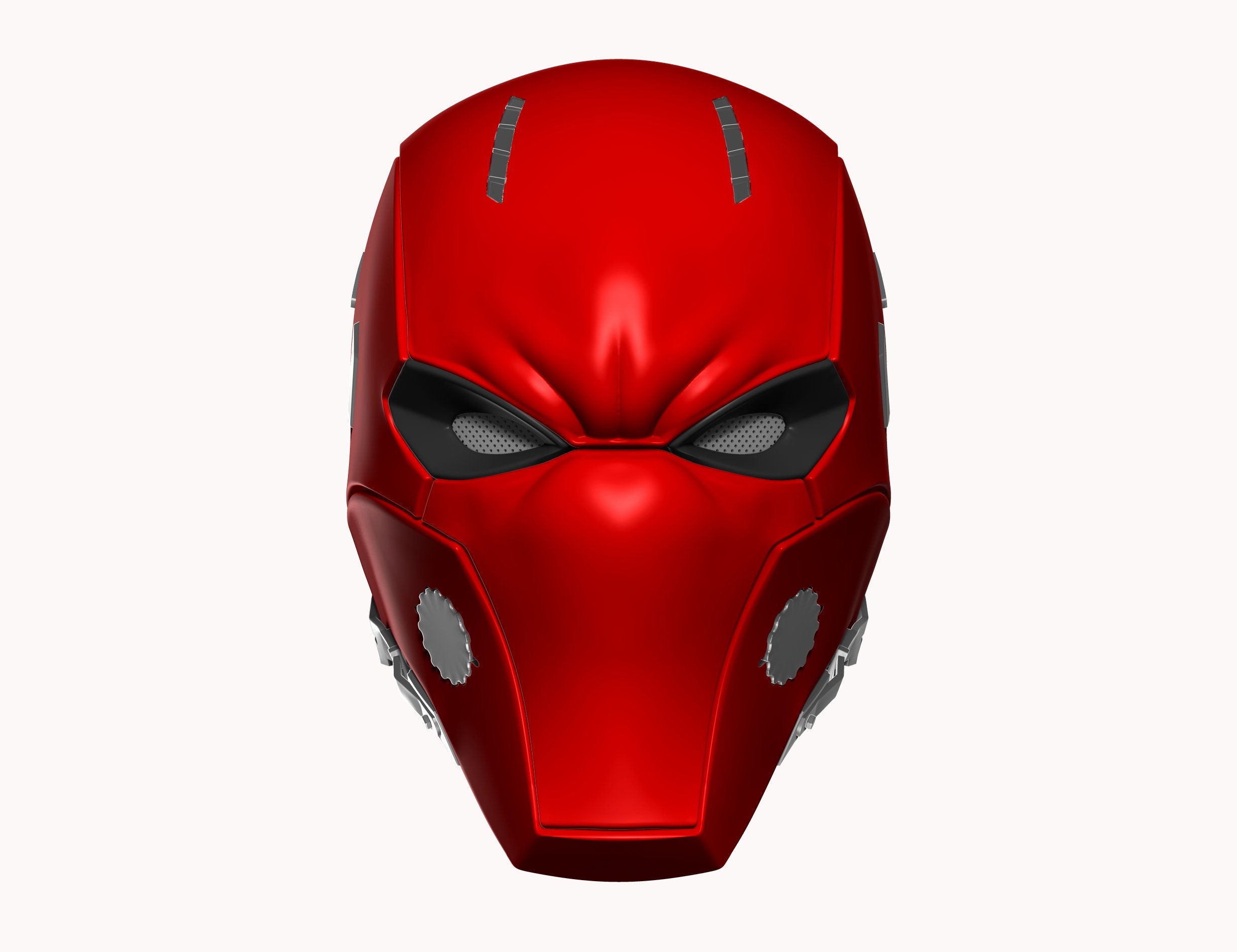 DC Red Hood Arkham Knight Hybrid Designed Helmet STL 3D Print File