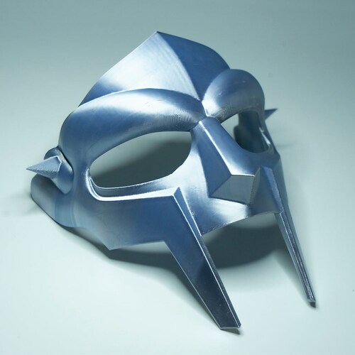 Metallic Doom MF Mask Silver, Black or Raw 3D Printed - Etsy