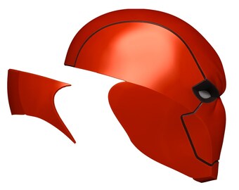 Capucha Roja Cosplay Traje Máscara Casco STL México