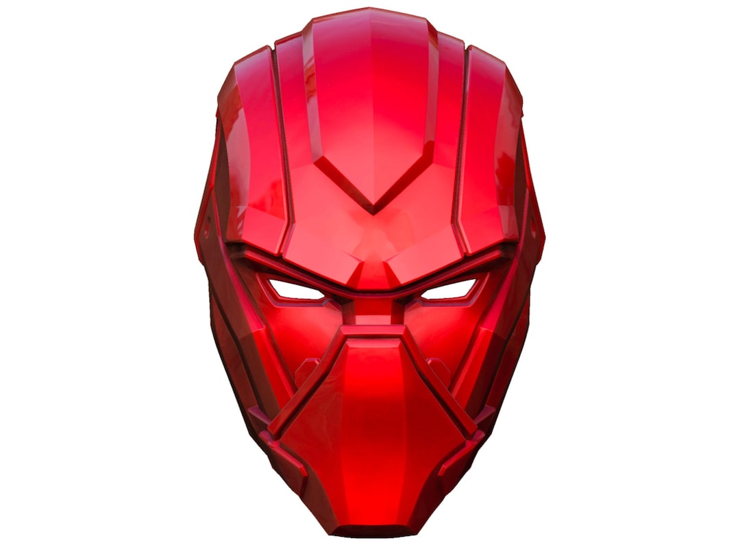 Red Hood - 2 Variation Mask Helmet Cosplay STL File - Etsy