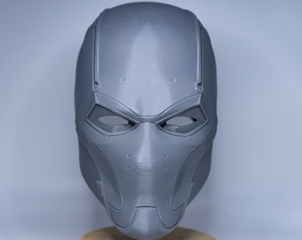 Red Hood Costume cosplay Halloween Mask Helmet 3D print