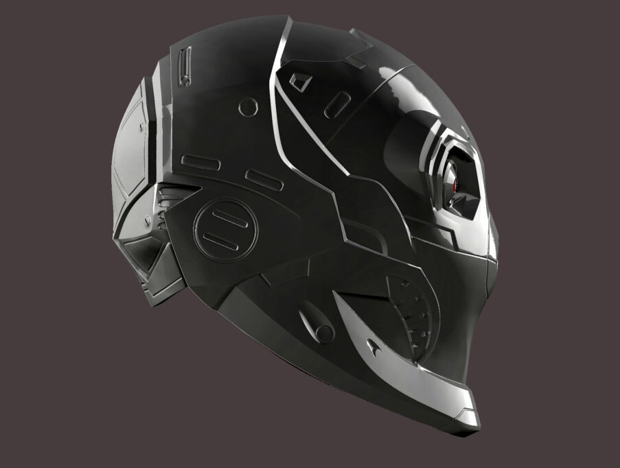 Deadshot Helmet / Super Hero Helmet / STL 3D Print Fan Art Etsy UK