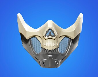 Skull Mask Sci Fi Takeda MK1 Samurai Ninja Mask - Breathable Mask