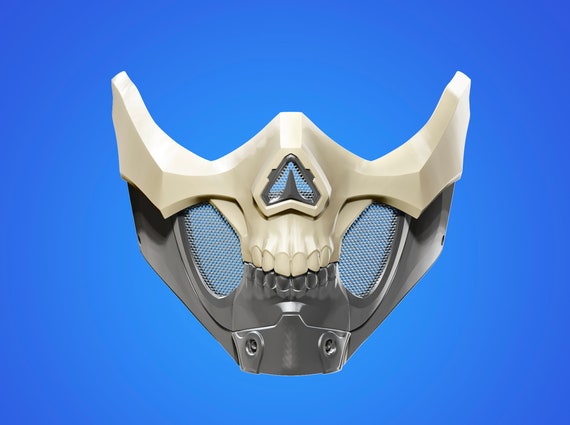 Skull Mask Sci Fi Takeda MK1 Samurai Ninja Mask - Breathable Mask