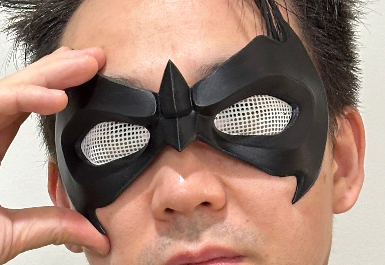 Robin With DETACHABLE eye mesh, various colours, Cosplay Costume Halloween Domino Mask 3D print