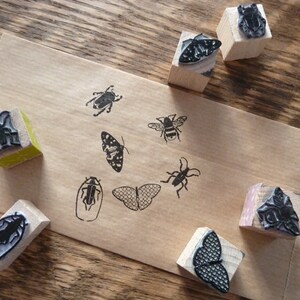Stamp set insects 6 pieces image 3