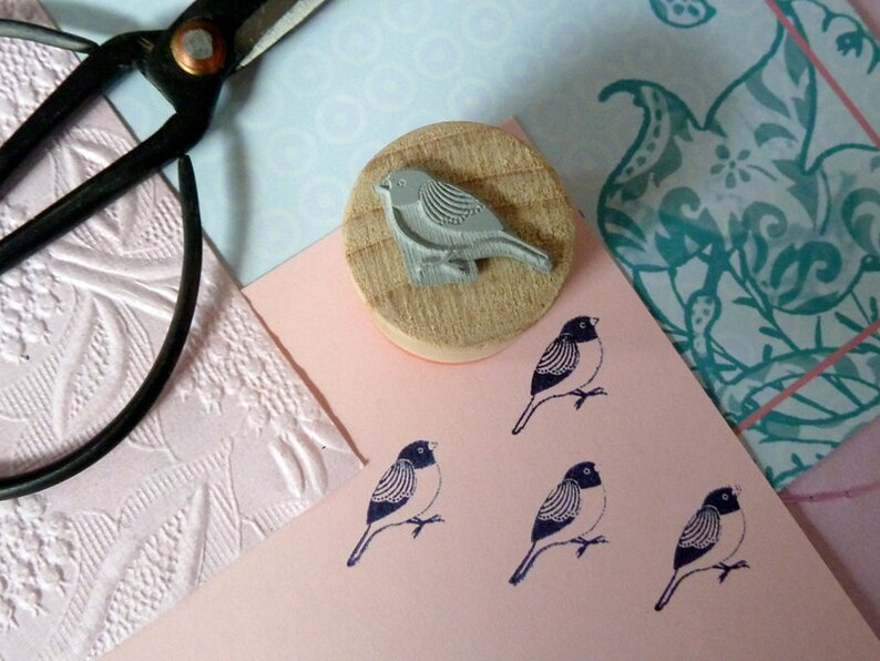 Stempel Vogel Bild 1