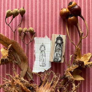 Stempel "Blumenkinder - November" - Gr. M