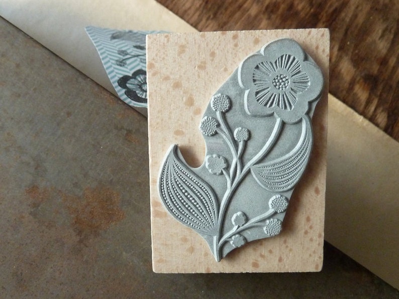 Stempel Blume GROSS Bild 2