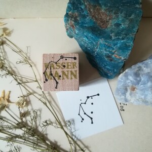 STEMPEL "Sternzeichen Sternbild Wassermann" - Gr. M