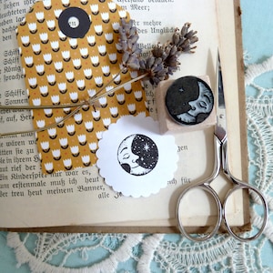 STEMPEL "Mond mit Sternenhimmel" - Gr. M