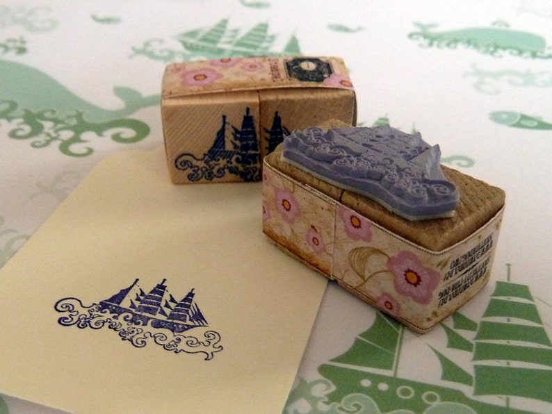 Stempel Schiff Bild 1