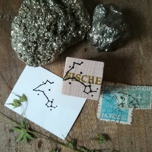 STEMPEL "Sternzeichen Sternbild Fische" - Gr. M