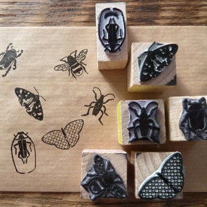 Stamp set insects 6 pieces image 1
