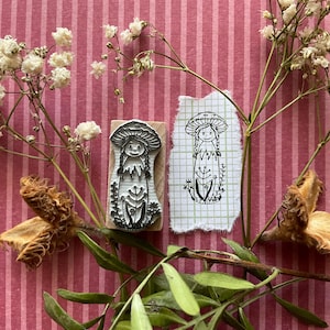 Stempel "Blumenkinder - Oktober" - Gr. M