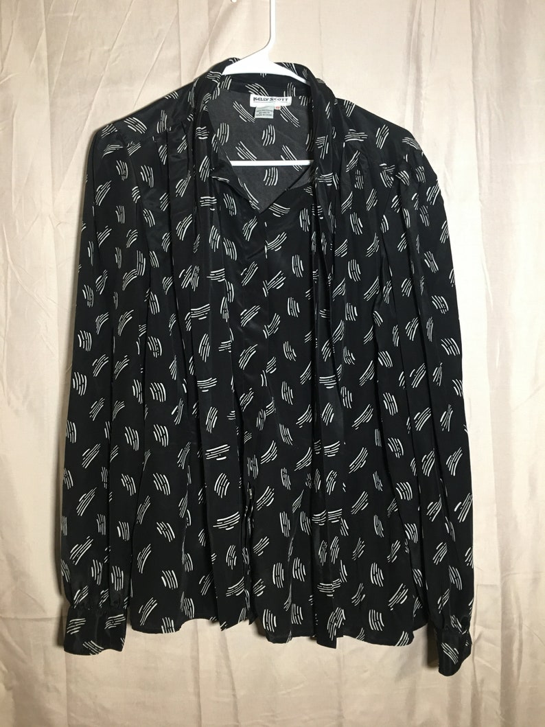 Long Sleeved Vintage Button Down Blouse