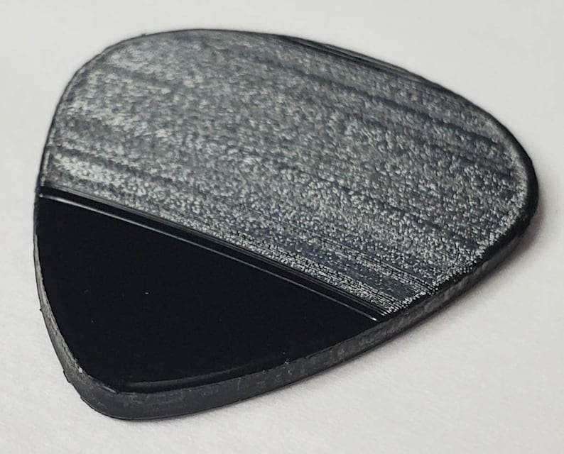 10 Guitar Picks Recycled Vinyl Record Black Heavy Gauge made Etsy