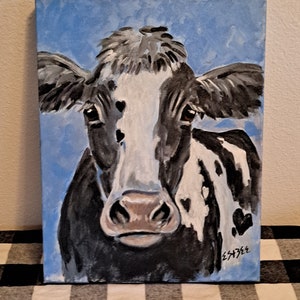5+ Acrylic Cow Painting