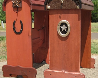 Custom Wood Saddle Stand, Rustic Equestrian Cowboy Gift