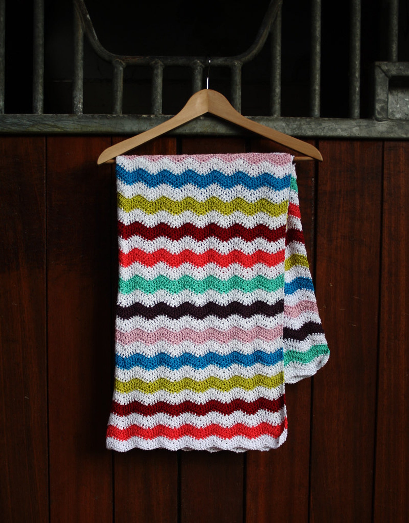 Crochet Blanket Crochet Baby Blanket Crochet Ripple Stitch - Etsy