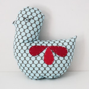 Retro bird pillow, bird pillow, pillow, vintage, pillow, baby shower, baby gift
