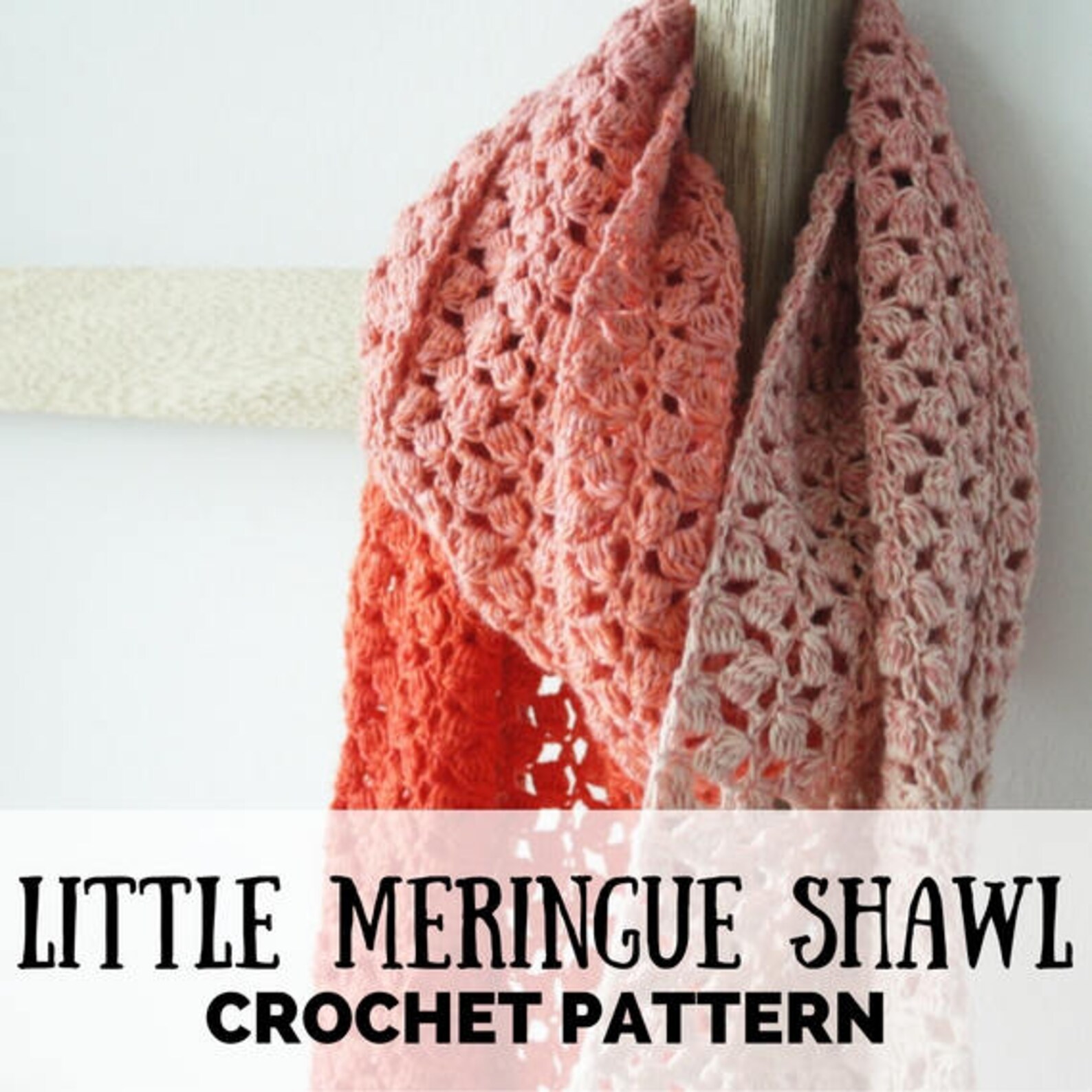 Crochet Pattern Shawl Scheepjes Whirl the Little Meringue - Etsy