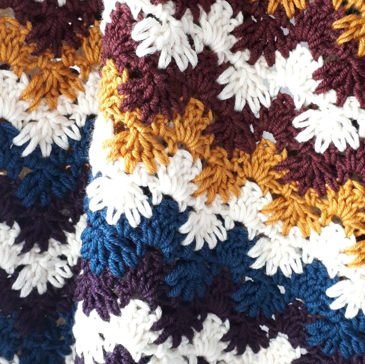 Crochet Baby Blanket. Crochet Ric Rac Blanket Crochet Autumn Etsy
