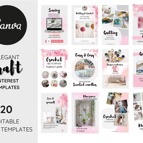 Blog Template Crochet - Etsy