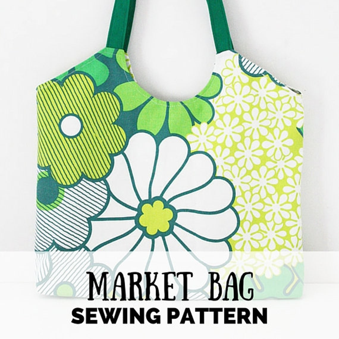 Market Tote Sewing Pattern PDF Instant Download Bag Sewing Etsy