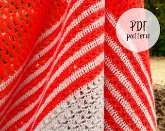 Crochet shawl pattern, crochet shawl, crochet pattern shawl, sunrise shawl, sunrise shawl crochet pattern, shawl crochet pattern