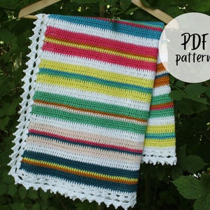 Crochet blanket for beginners, easy crochet blanket, pattern crochet blanket for beginners, easy crochet