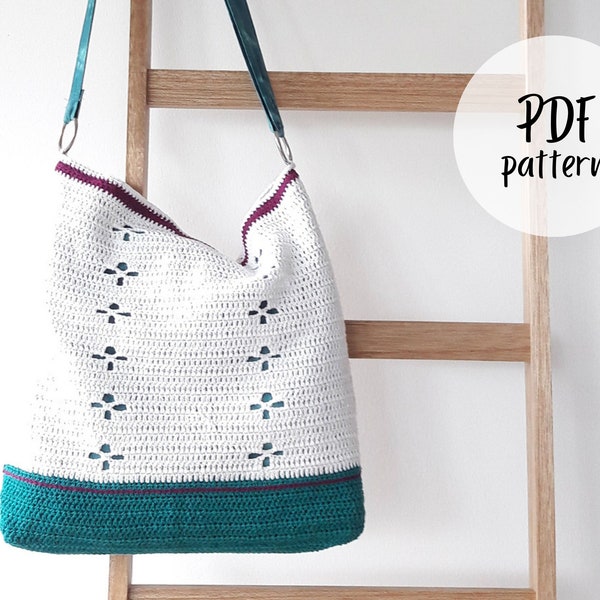 Crochet pattern, crochet bag pattern, call the midwife bag, funky fifties bag crochet pattern, crochet bag, crochet pattern PDF