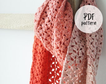 Crochet pattern shawl Scheepjes Whirl, The Little Meringue shawl, crochet pattern shawl, crochet pattern yarn cake, shawl crochet pattern