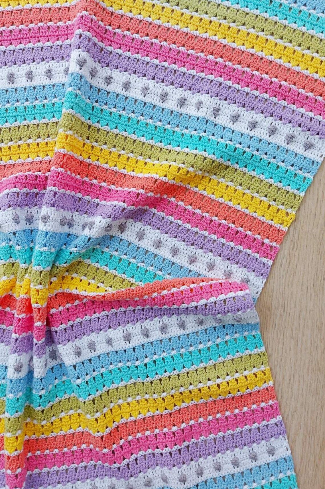 Crochet Baby Blanket Crochet Baby Blanket Organic Cotton Etsy
