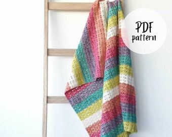 Schema per coperta all'uncinetto con conchiglie: afgano retrò (schema PDF)