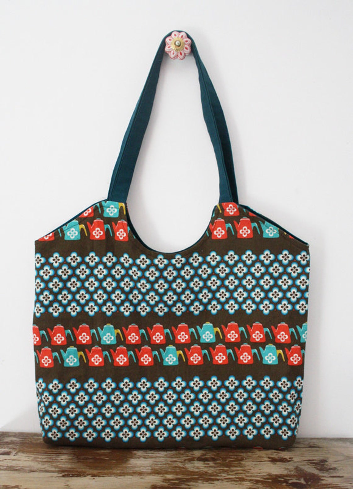 Market Tote Sewing Pattern PDF Instant Download, Bag Sewing Pattern