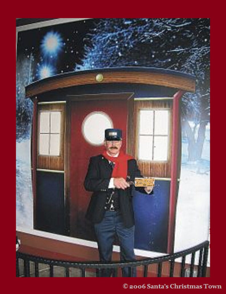 Polar Express 'RELY ON' Hole Punched Copyrighted Etsy