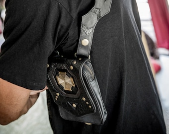 Labrynth holster -Men&#39;s leather pocket holster- Mens holster - Pocket holster - Leather holster