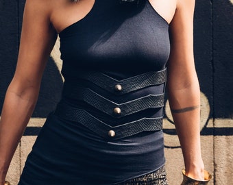 Lilith Corset Belt - Leather belt - Leather corset belt