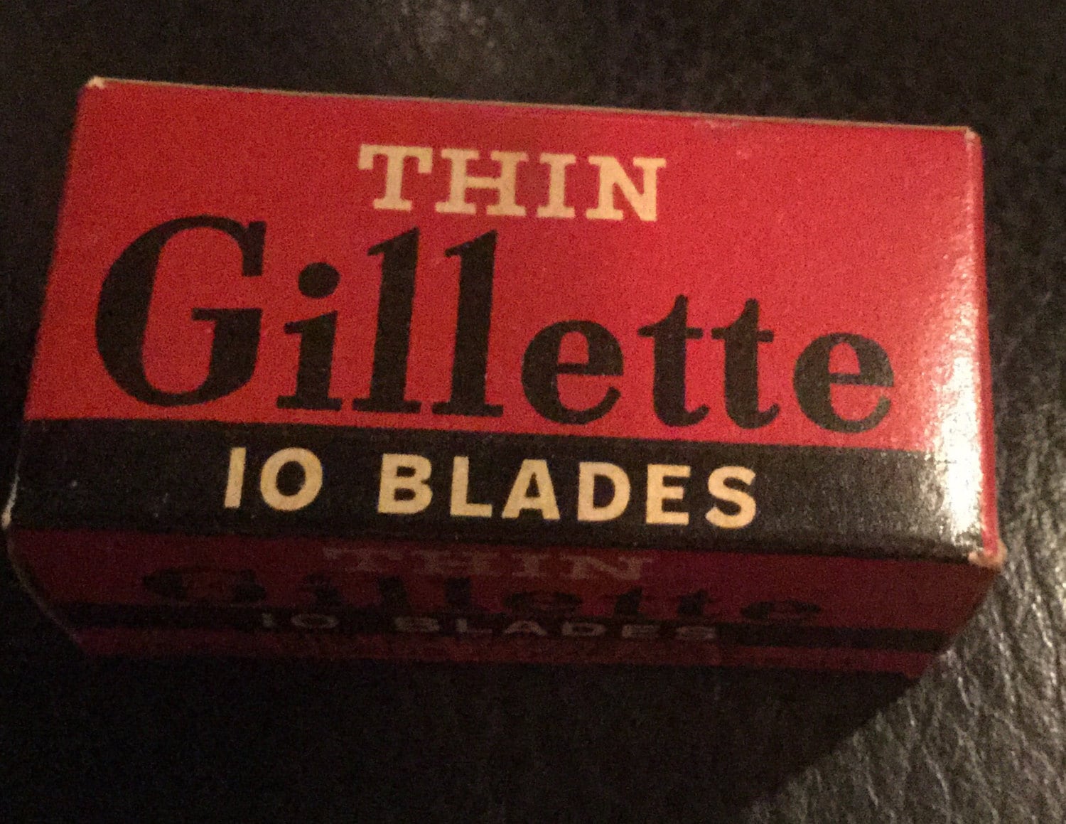 Gillette Thin Blades. Ten Blade Box. 1950s. Unopened Etsy