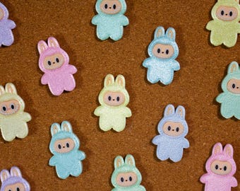 Labubu Rainbow Push Pins Thumbtacks Set of 8