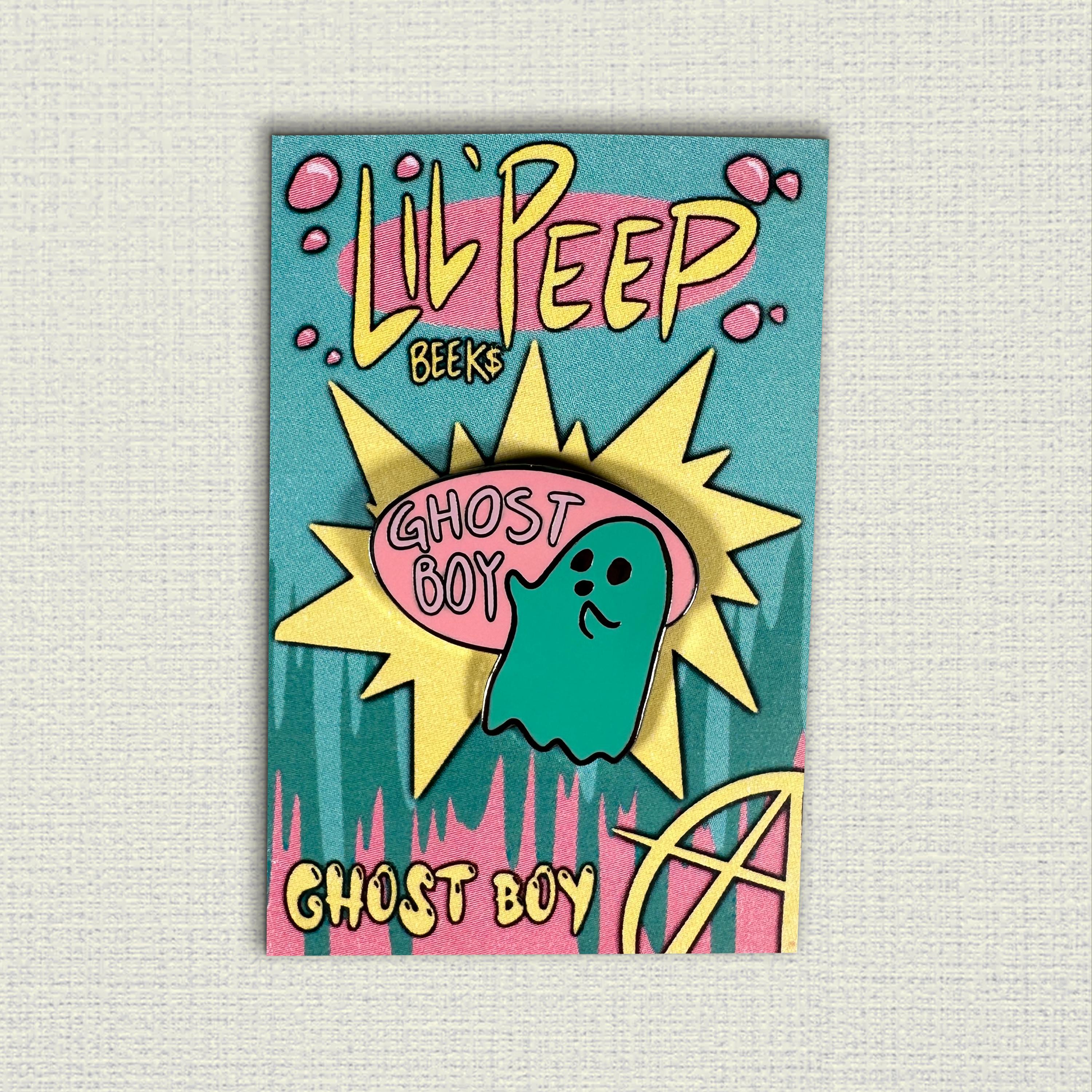Ghost Boy Lil Peep Hard Enamel Pin
