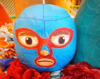 Pinata Nacho Libre Head | cute birthday gift Idea | Custom Pinata | Luchador Party | Wrestling Theme | Nacho Libre Party